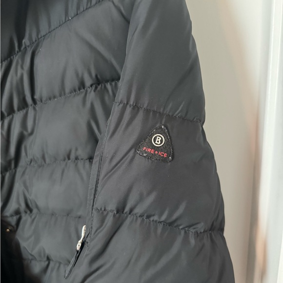 Bogner Fire & Ice Black Ski Jacket - insulated with detachable fur hood - Picture 10 of 14